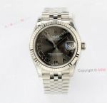 Copy Rolex Datejust 31mm Jubilee Bracelet Grey Dial Best Replica Watches